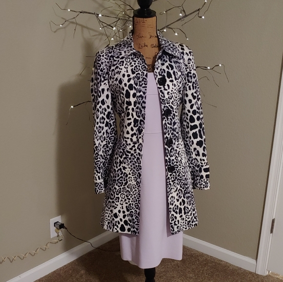 Charles Gray London Leopard Coat 